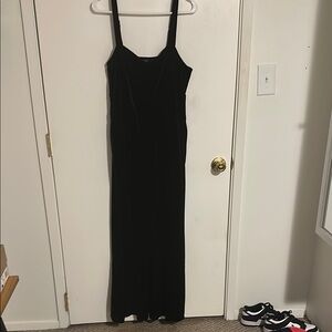 Old Navy Velvet Black Jumpsuit